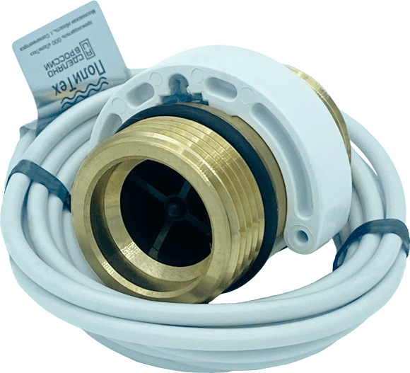 Импульсный датчик расхода воды латунный с наружной резьбой