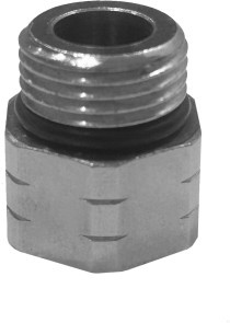 Латунный адаптер/переходник с резьбы внутренней M20*1,5 на наружную G1/2 для воды, манометра